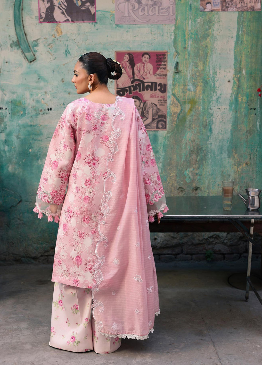 Nissa by RajBari Unstitched Embroidered Viscose 3 Piece Suit RB26UNV D-04 - Winter Collection