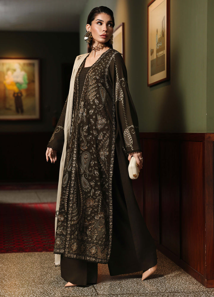 Nureh Exclusive Unstitched Embroidered Marina 3 Piece Suit NU26UEM NE-276 - Festive Collection