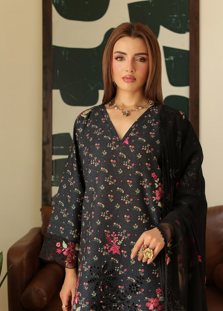 Sahl by Rashid Textiles Unstitched Embroidered Lawn Karandi 3 Piece Suit RT26USLK D-3917 - Casual Collection