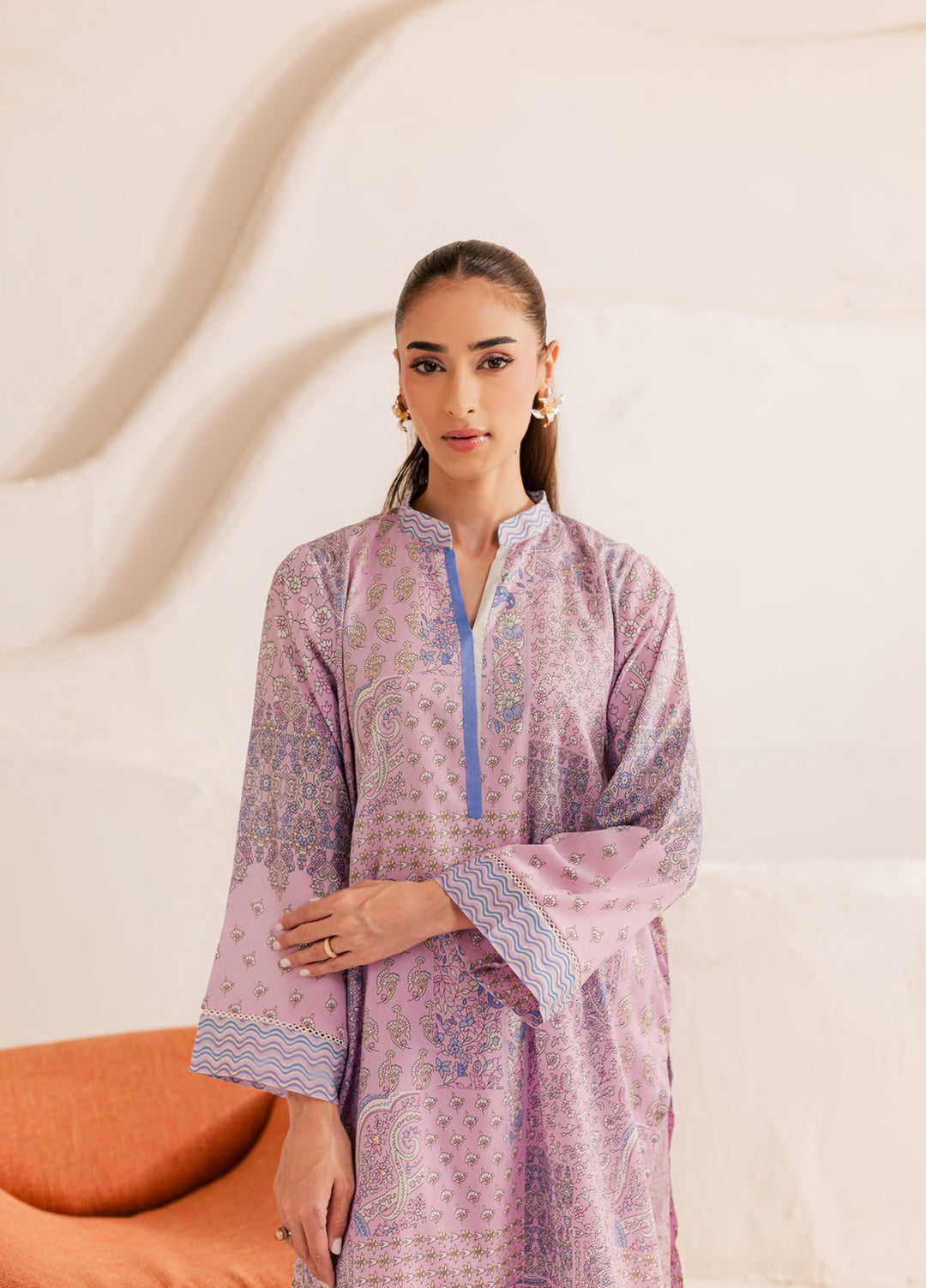Day Dream by Rashid Textiles RTW Printed Lawn 2 Piece Suit AMETHYST D-20 - Casual Collection