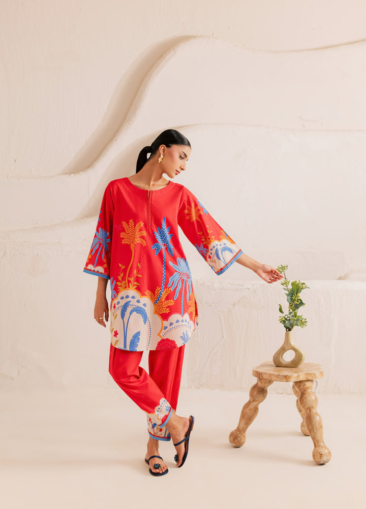 Day Dream by Rashid Textiles RTW Printed Lawn 2 Piece Suit POPPY D-13 - Casual Collection