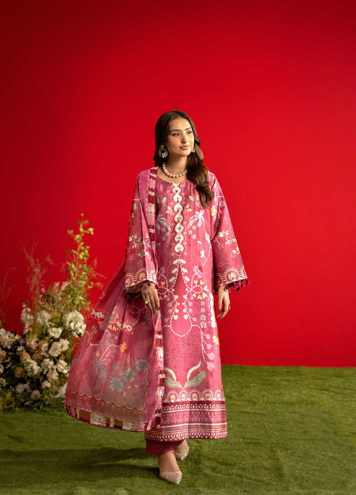 Marine by Rashid Textiles Unstitched Printed Luxury Silk 3 Piece Suit RT26USM D-3906 - Winter Collection