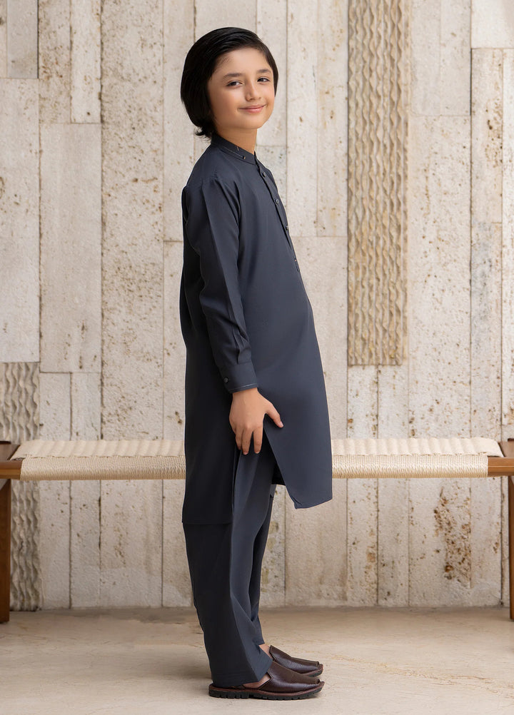 Buraq Boys RTW Solids Wash N Wear Kurta Shalwar Suit Eesa Casual Collection
