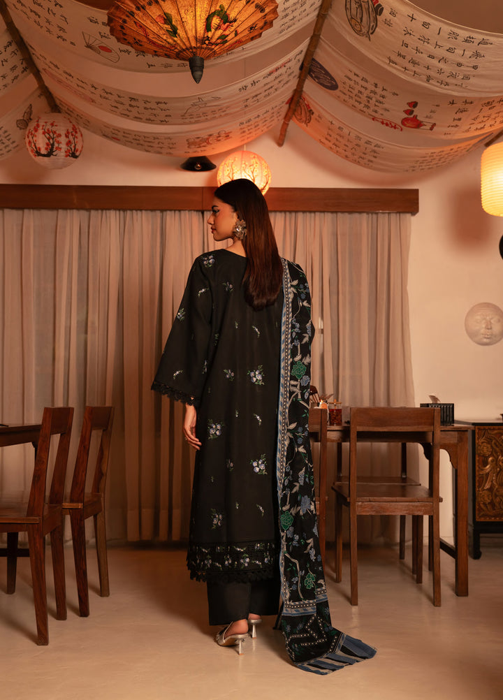 Manzil by Rashid Textiles Unstitched Embroidered Khaddar 3 Piece Suit RT26UKM D-1031 - Winter Collection