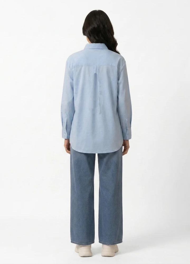 Menaal Women RTW Solids Cotton 1 Piece LUNA SKY - Western Collection