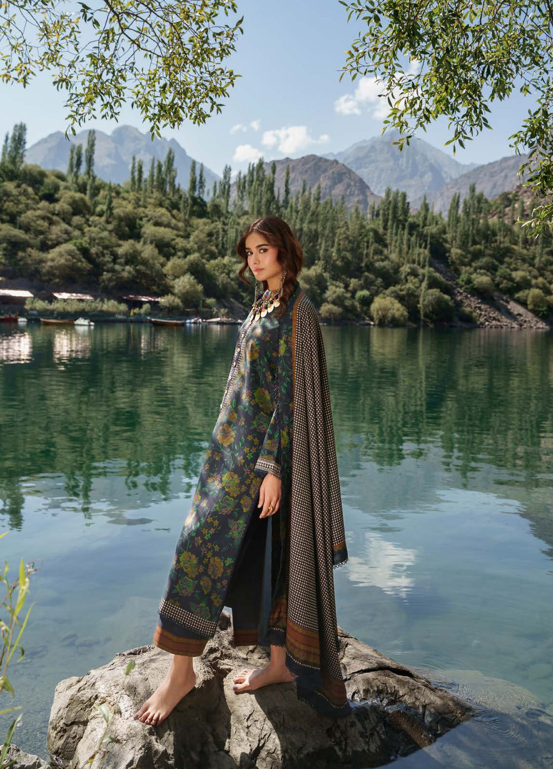 C Prints by Charizma Unstitched Printed Staple 3 Piece Suit CHR26ULP CPW6-02 - Casual Collection