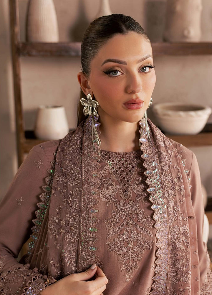 Nureh Unstitched Embroidered Karandi 3 Piece Suit NU26UKE NE-273 - Festive Collection