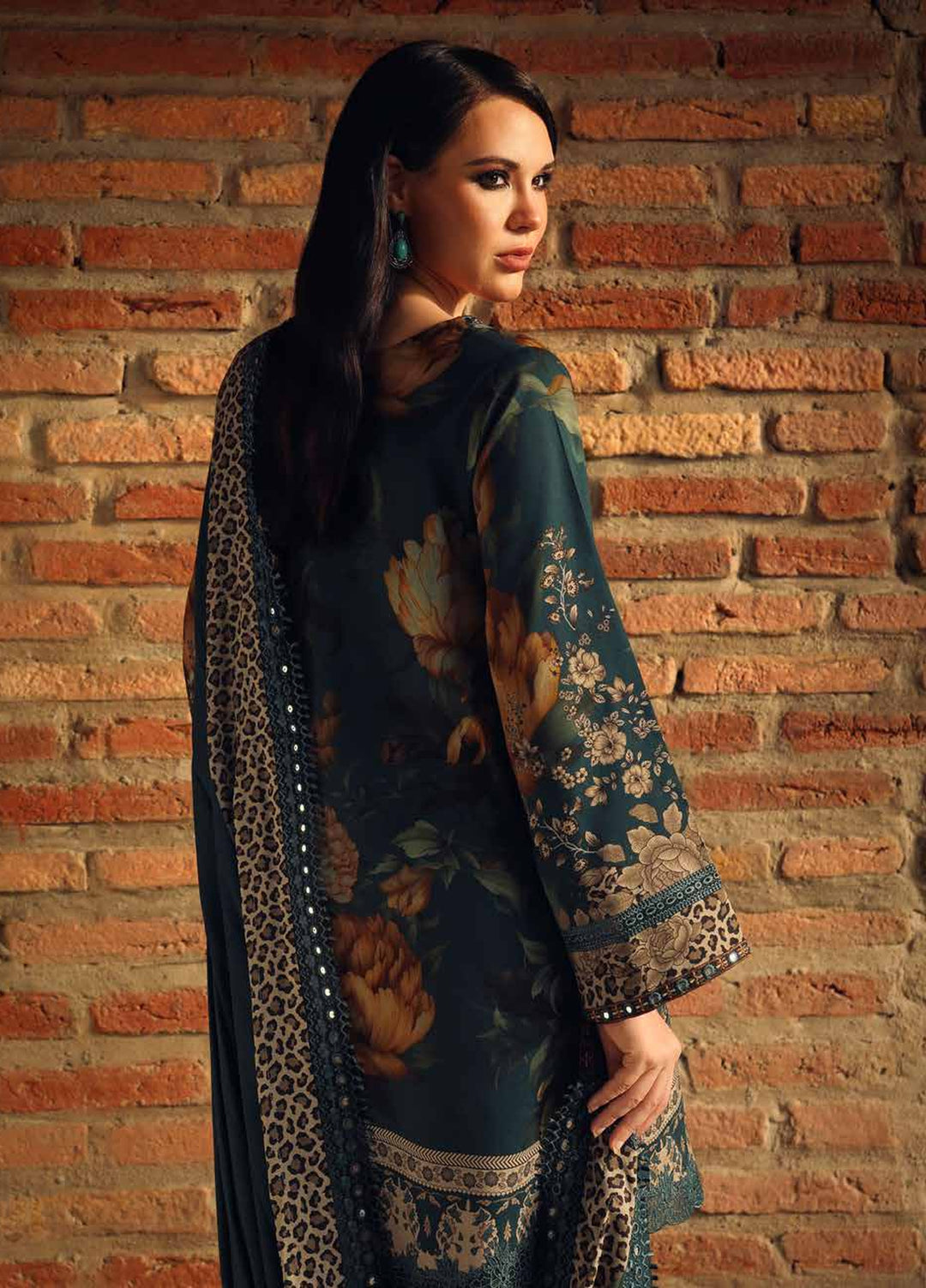 Combination by Charizma Unstitched Embroidered Linen 3 Piece Suit CHR26UCL CCW7-09 - Casual Collection
