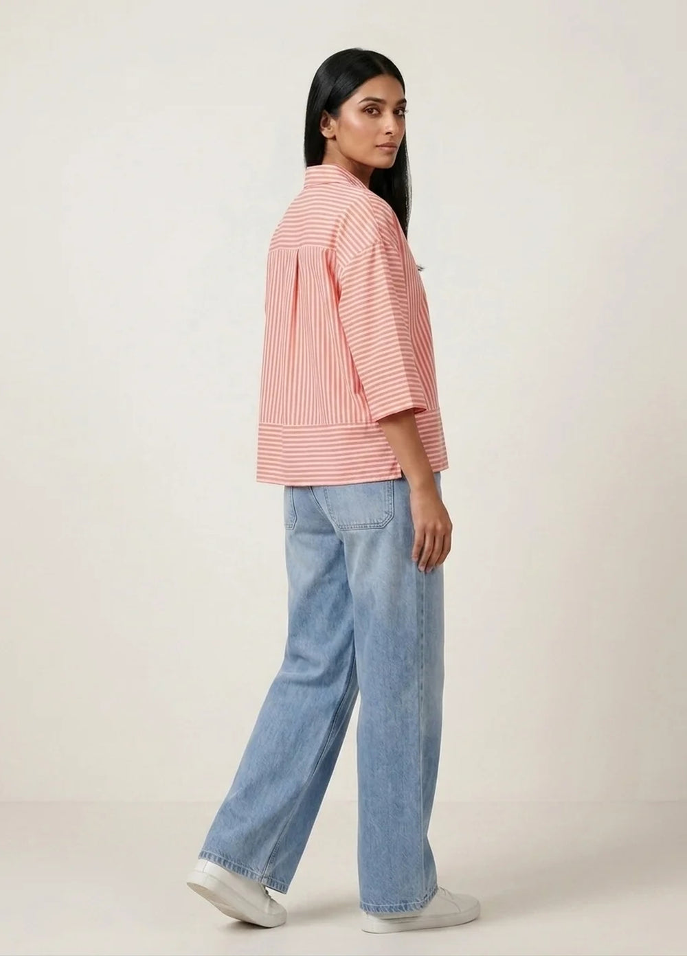 Menaal Women RTW Printed Cotton 1 Piece STRAWBERRY STRIP - Western Collection