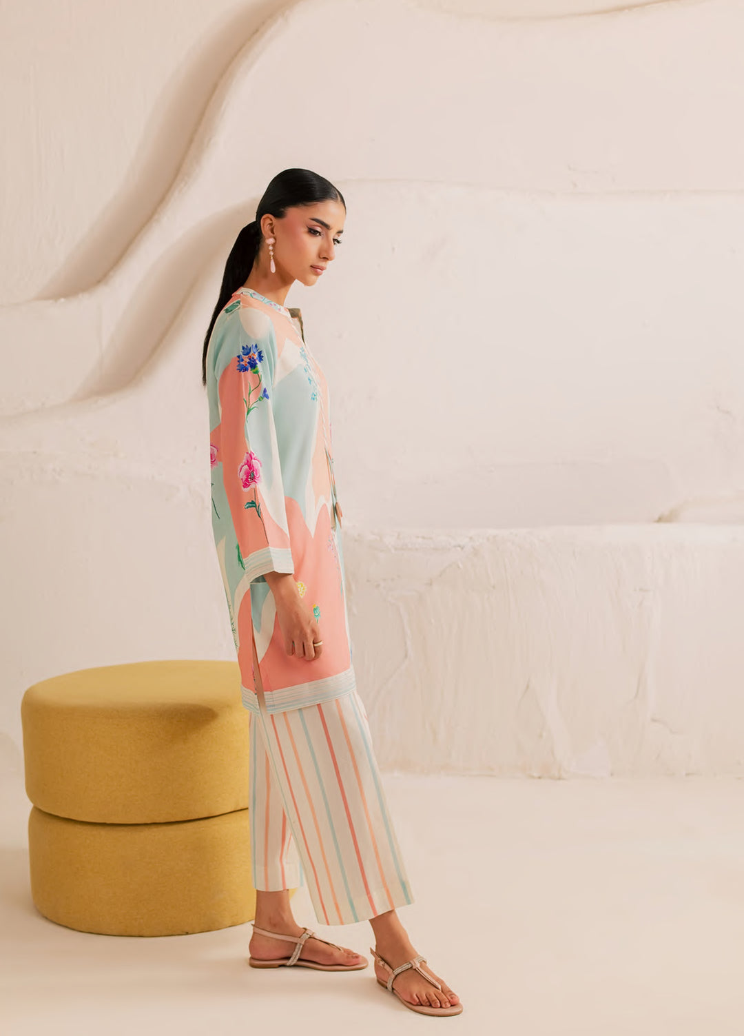 Day Dream by Rashid Textiles RTW Printed Lawn 2 Piece Suit PASTEL DREAM D-18 - Casual Collection
