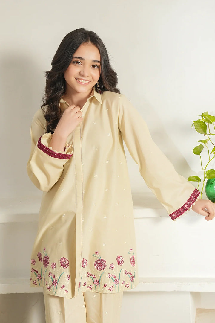 Noore Eid by Panache Girls RTW Embroidered Lawn 2 Piece Suit Mini - Eid Collection