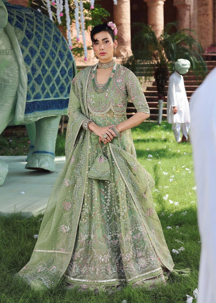 Veere di Wedding by Sardinia Unstitched Brides Embroidered Handwork Zari Organza Suits 3 Piece SRD25VW D-1301 Heer - Formals Collection