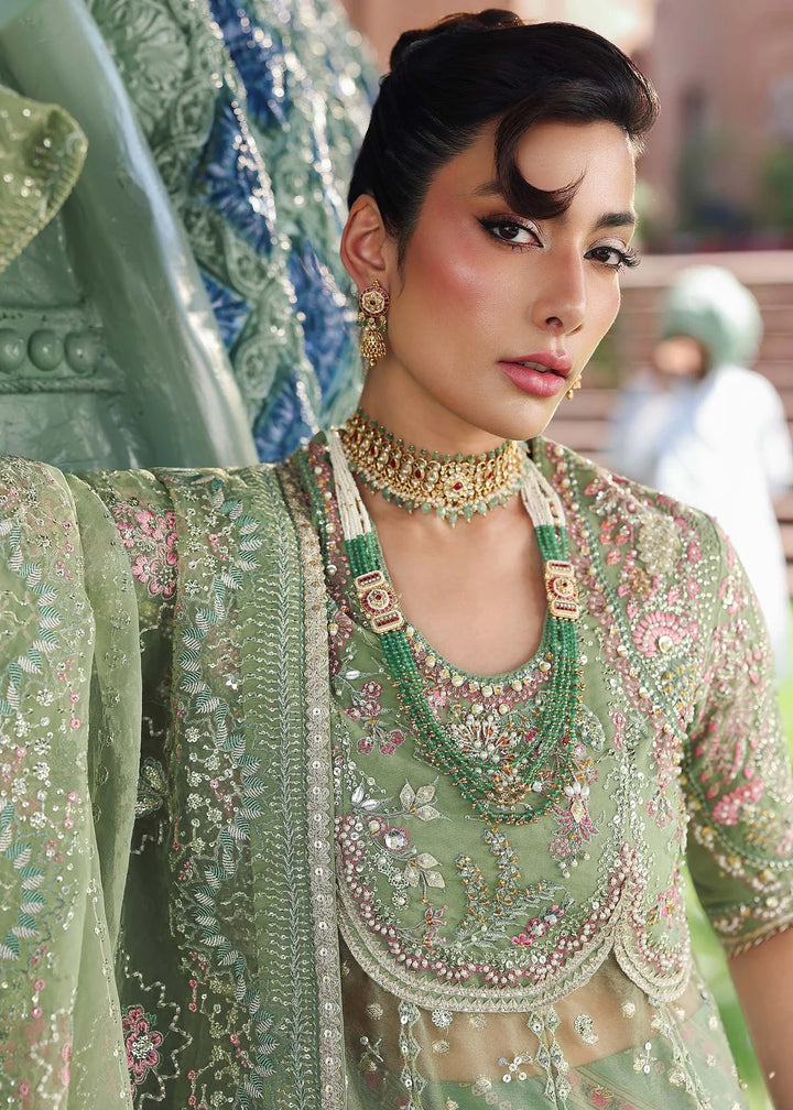 Veere di Wedding by Sardinia Unstitched Brides Embroidered Handwork Zari Organza Suits 3 Piece SRD25VW D-1301 Heer - Formals Collection