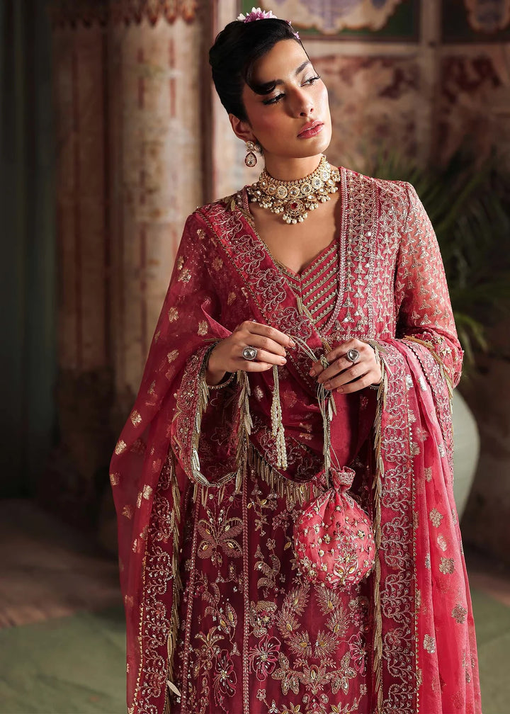 Veere di Wedding by Sardinia Unstitched Brides Embroidered Handwork Organza Suits 3 Piece SRD25VW D-1303 Ghazal- Formals Collection