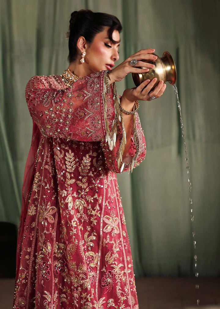 Veere di Wedding by Sardinia Unstitched Brides Embroidered Handwork Organza Suits 3 Piece SRD25VW D-1303 Ghazal- Formals Collection
