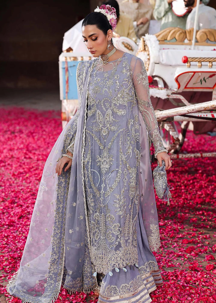 Veere di Wedding by Sardinia Unstitched Brides Embroidered Handwork Organza Suits 3 Piece SRD25VW D-1307 Tabeer - Formals Collection