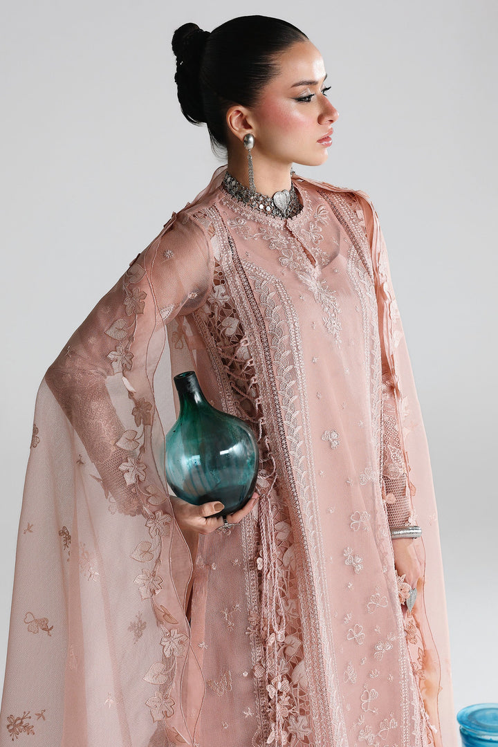 Qalamkar Unstitched Embroidered Lawn 3 Piece Suit QLK26ULF JINA QFL-11 - Festive Collection