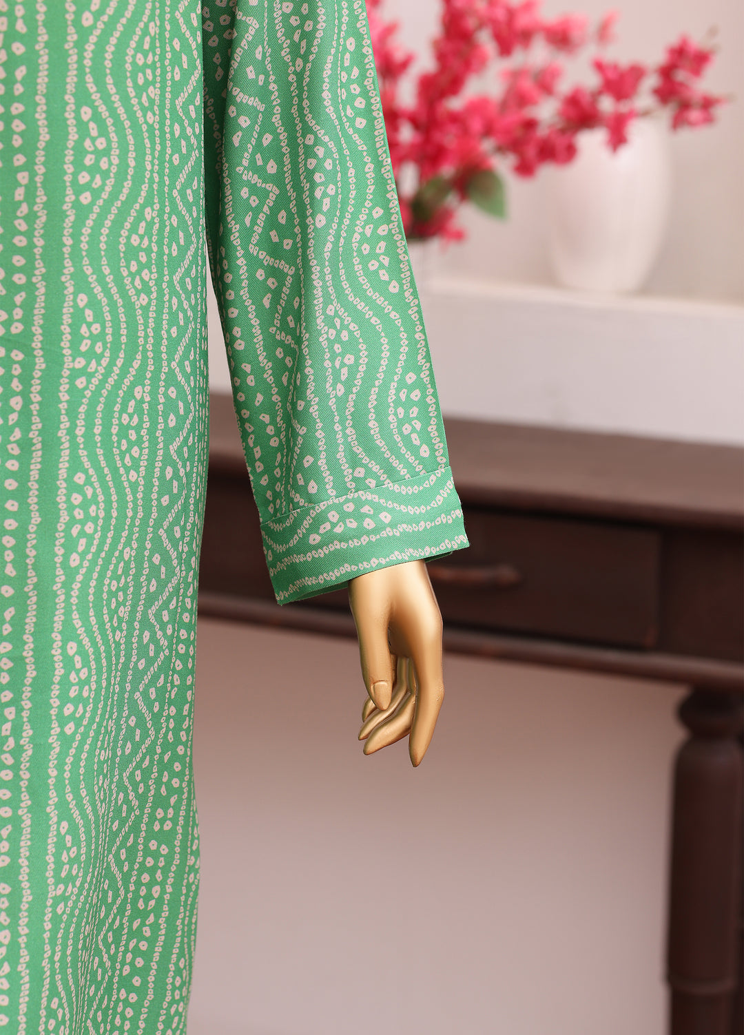 Hz Textiles Unstitched Printed Viscose Twill 3 Piece Suit HZ26UVT VT-5033 - Winter Collection