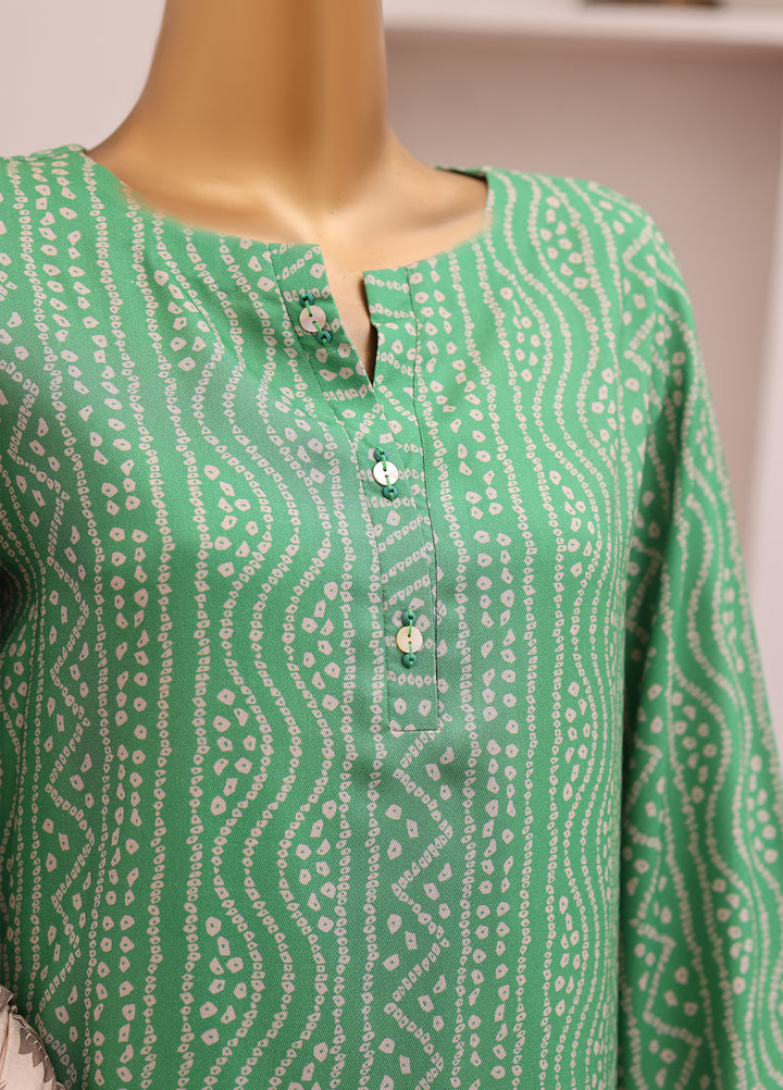 Hz Textiles Unstitched Printed Viscose Twill 3 Piece Suit HZ26UVT VT-5033 - Winter Collection