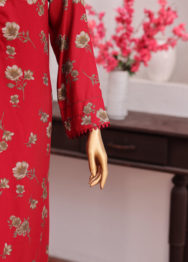 Hz Textiles Unstitched Printed Viscose Twill 3 Piece Suit HZ26UVT VT-5036 - Winter Collection