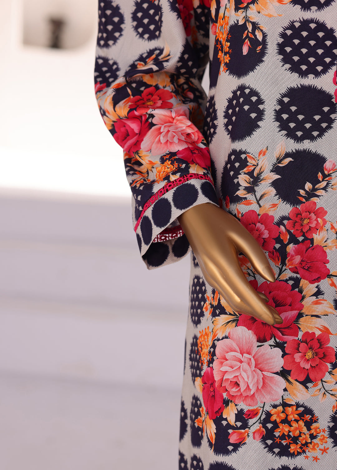 Hz Textiles Unstitched Printed Viscose Linen 3 Piece Suit HZ26ULW LW-5047 - Winter Collection