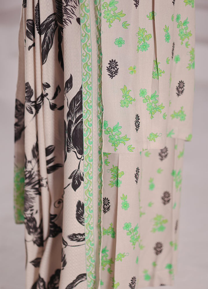 Hz Textiles Unstitched Printed Viscose Twill 3 Piece Suit HZ26UVT VT-5046 - Winter Collection