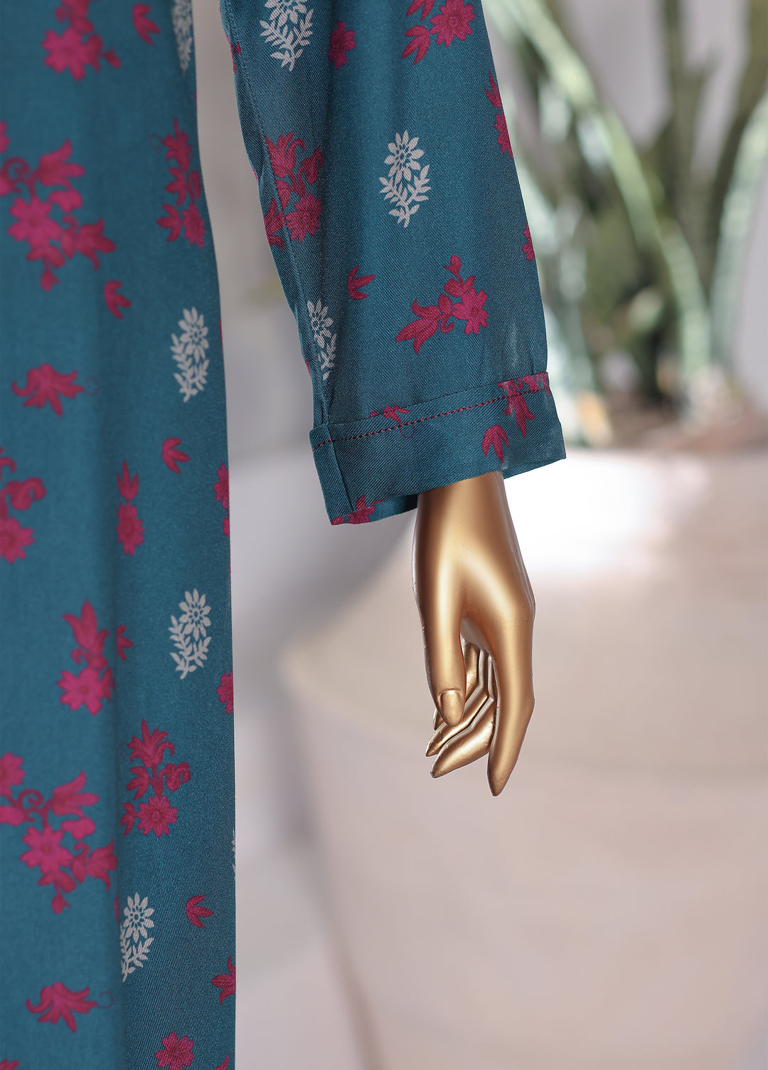 Hz Textiles Unstitched Printed Viscose Twill 3 Piece Suit HZ26UVT VT-5041 - Winter Collection