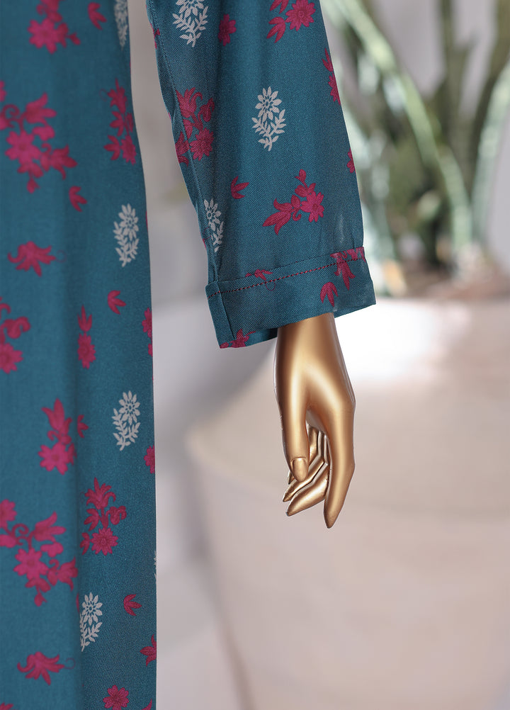 Hz Textiles Unstitched Printed Viscose Twill 3 Piece Suit HZ26UVT VT-5041 - Winter Collection
