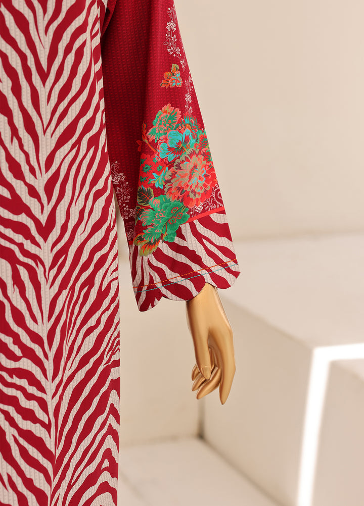 Hz Textiles Unstitched Printed Viscose Linen 3 Piece Suit HZ26ULW LW-5065 - Winter Collection