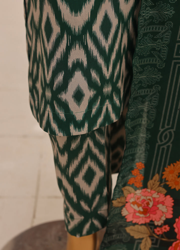 Hz Textiles Unstitched Printed Viscose Linen 3 Piece Suit HZ26ULW LW-5071 - Winter Collection