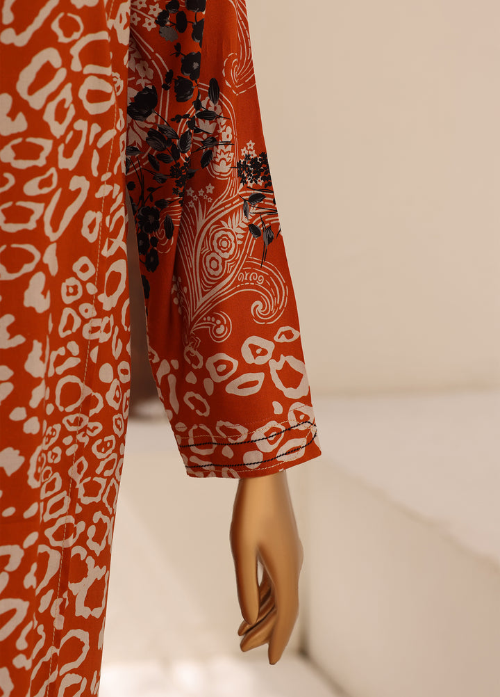 Hz Textiles Unstitched Printed Viscose Linen 3 Piece Suit HZ26ULW LW-5063 - Winter Collection