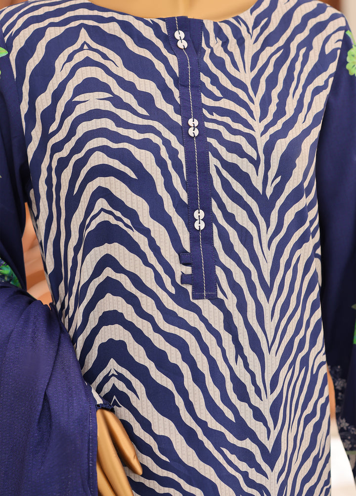 Hz Textiles Unstitched Printed Viscose Linen 3 Piece Suit HZ26ULW LW-5066 - Winter Collection
