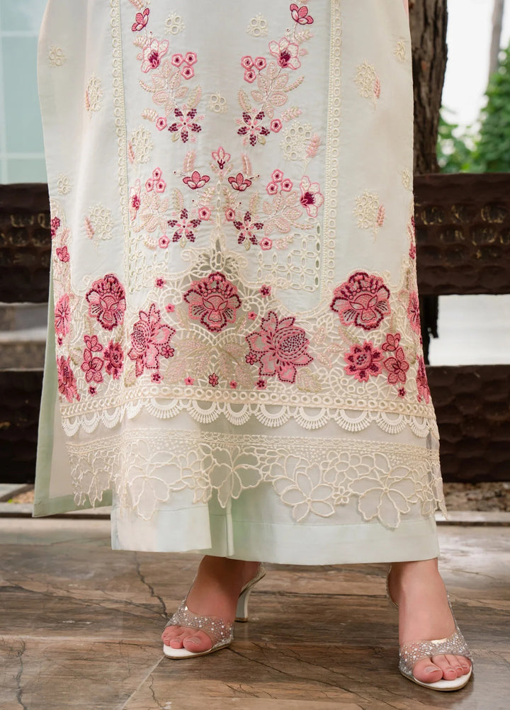 Chandan Nagri RTW Embroidered Lawn 3 Piece Suit Whimsay-Pine - Casual Collection