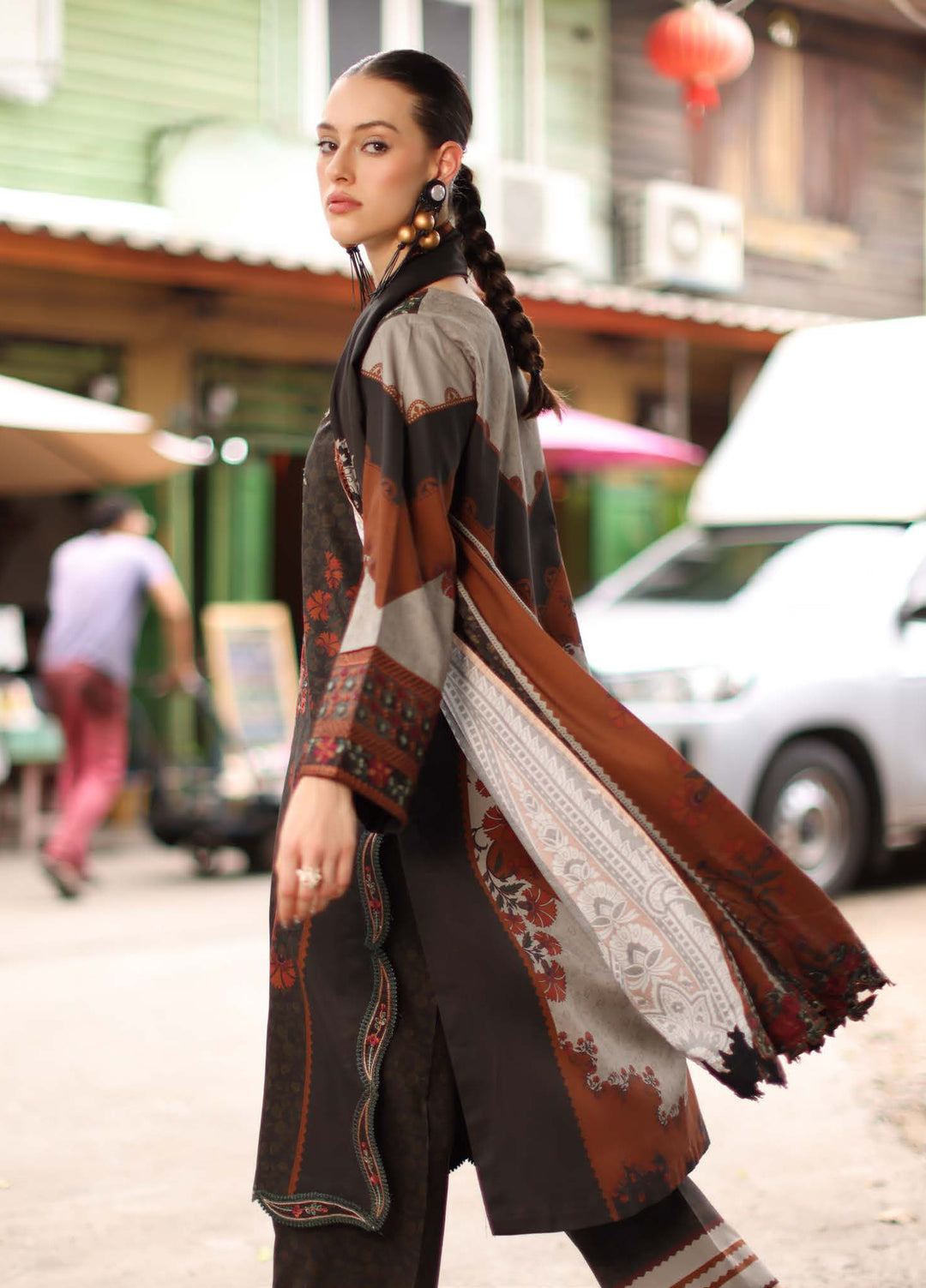 Aniiq by Charizma Unstitched Embroidered Linen 3 Piece Suit CHR26ULA ANW7-07 - Casual Collection