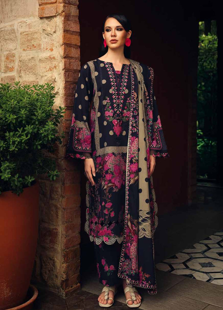 Combination by Charizma Unstitched Embroidered Linen 3 Piece Suit CHR26UCL CCW7-08 - Casual Collection