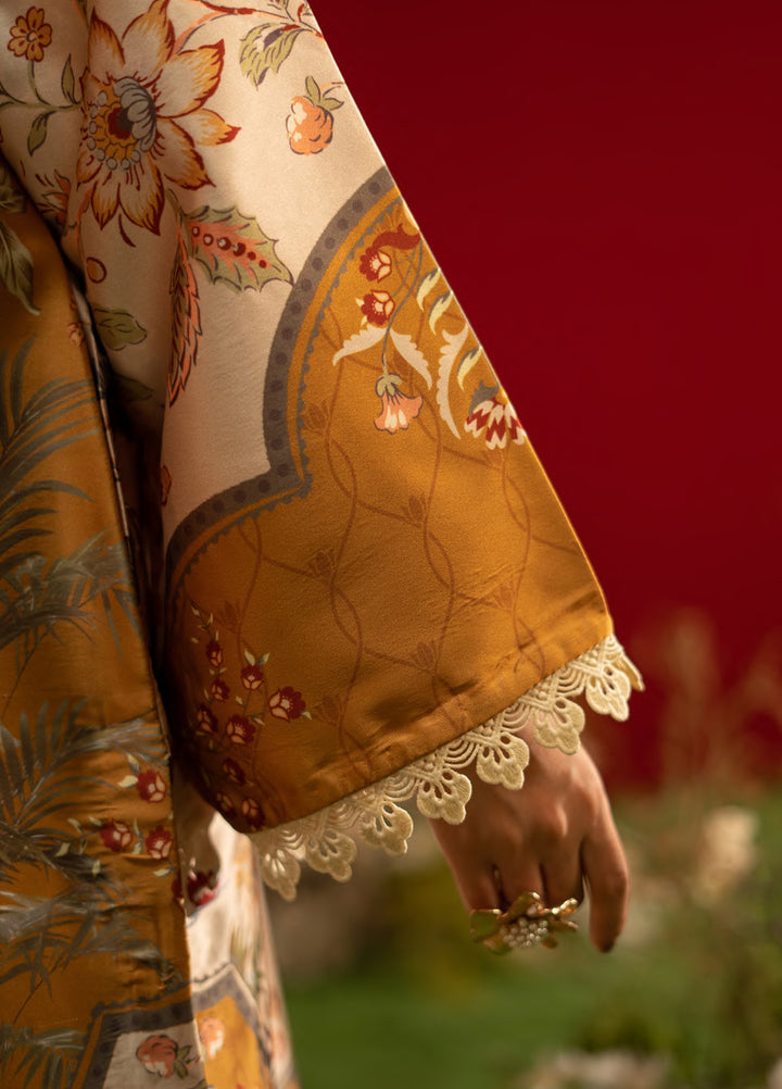 Marine by Rashid Textiles Unstitched Printed Luxury Silk 3 Piece Suit RT26USM D-3907 - Winter Collection