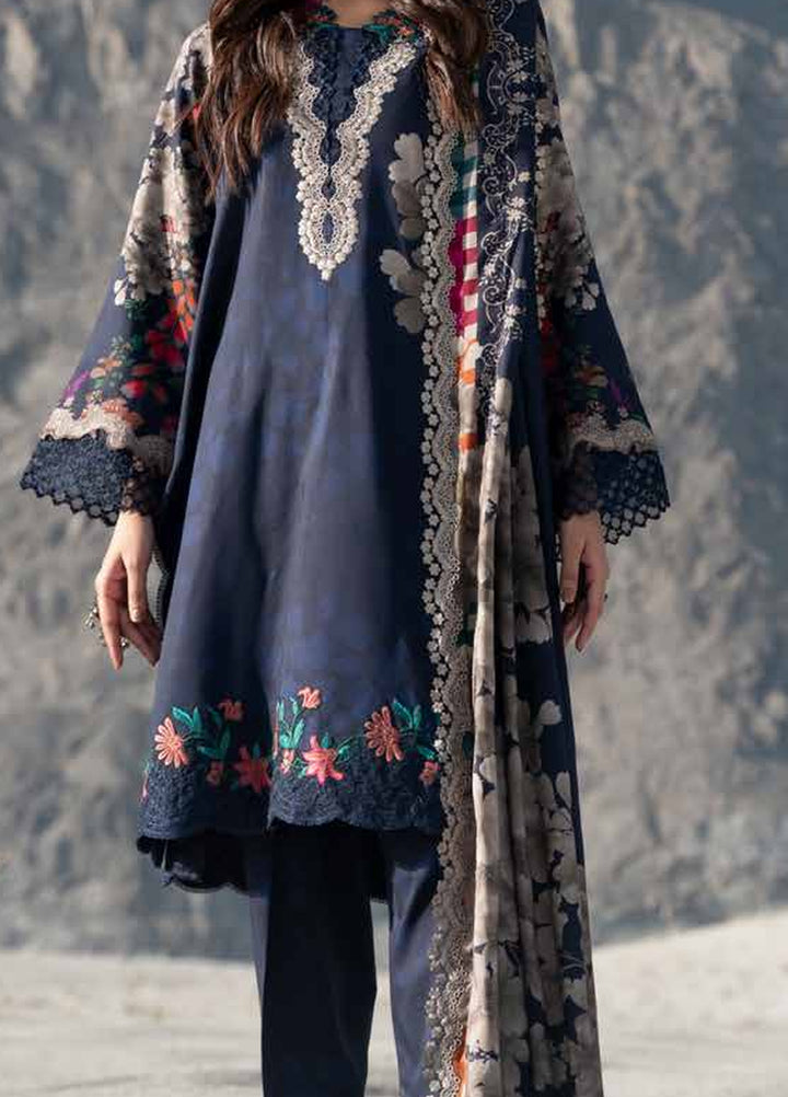 Aniiq by Charizma Unstitched Embroidered Linen 3 Piece Suit CHR26UAL ANW7-14 - Casual Collection