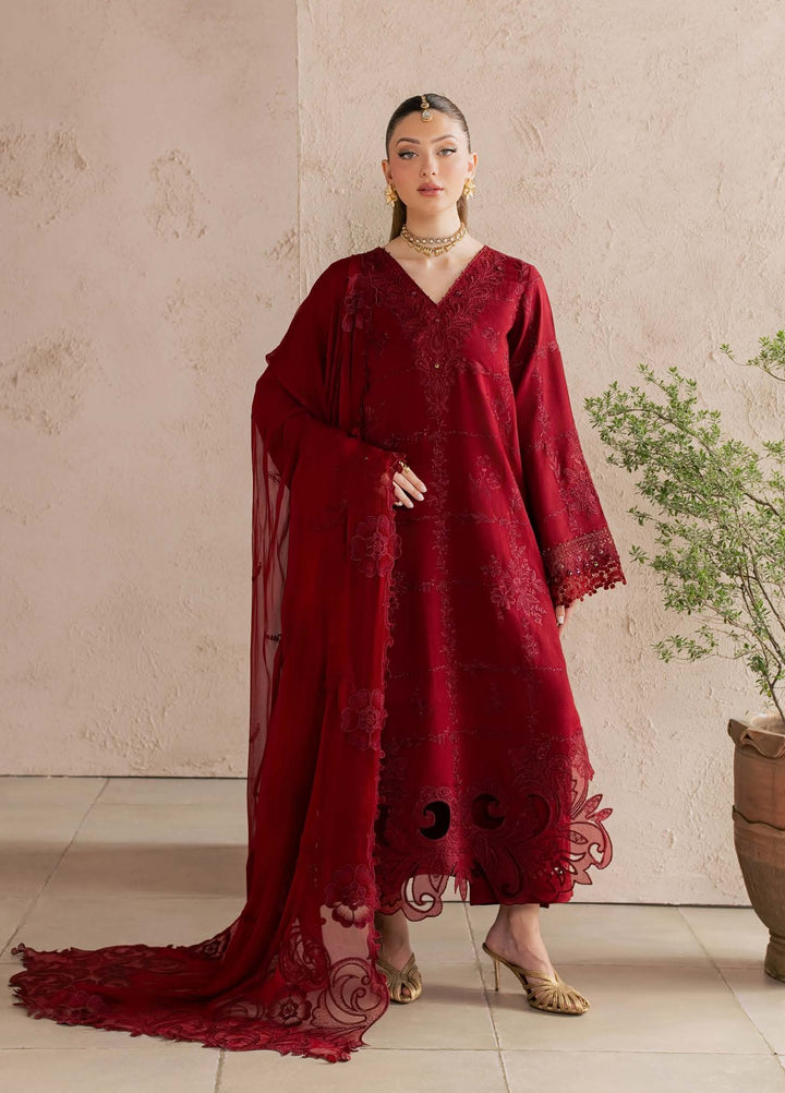 Nureh Unstitched Embroidered Karandi 3 Piece Suit NU26UKE NE-274 - Festive Collection