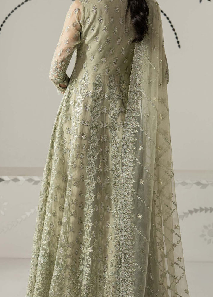 Shehnai by Lavish Premium Unstitched Embroidered Organza 3 Piece Suit LVP26USO SH-02 GULBAHAR - Wedding Collection
