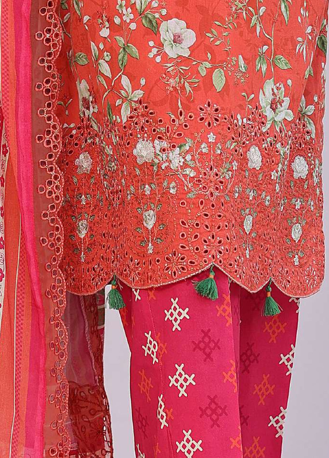 Satranga by HZ Textiles Unstitched Printed Lawn 3 Piece Suit HZ26USL SEC-1179 - Casual Collection