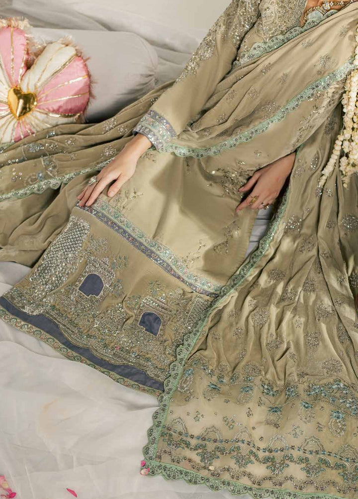 Maya by Nureh Unstitched Embroidered Velvet 3 Piece Suit NU26UMV NW-132 - Wedding Collection