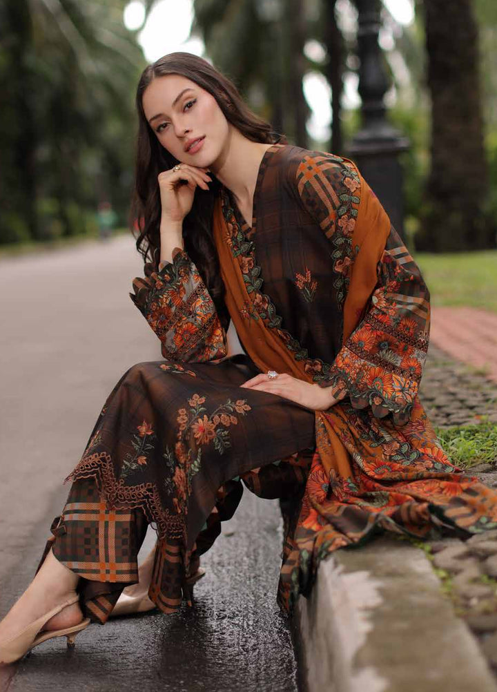 Aniiq by Charizma Unstitched Embroidered Linen 3 Piece Suit CHR26UAL ANW7-15 - Casual Collection