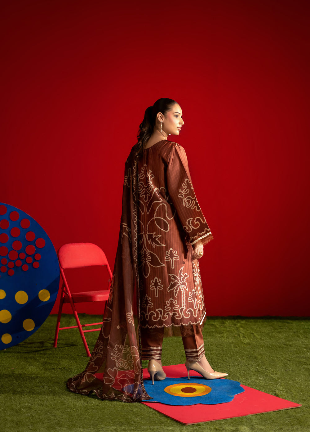 Marine by Rashid Textiles Unstitched Printed Luxury Silk 3 Piece Suit RT26USM D-3902 - Winter Collection