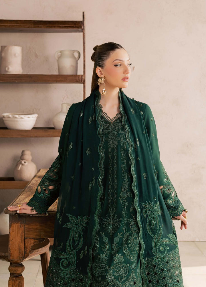 Nureh Unstitched Embroidered Karandi 3 Piece Suit NU26UKE NE-271 - Festive Collection