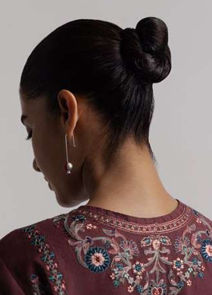 Coco by Zara Shahjahan Unstitched Khaddar 3 Piece Suit CZS26UKW SARD 1A - Winter Collection