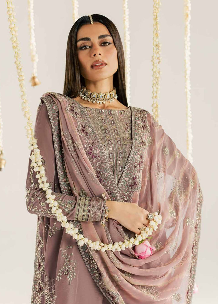 Maya by Nureh Unstitched Embroidered Velvet 3 Piece Suit NU26UMV NW-135 - Wedding Collection