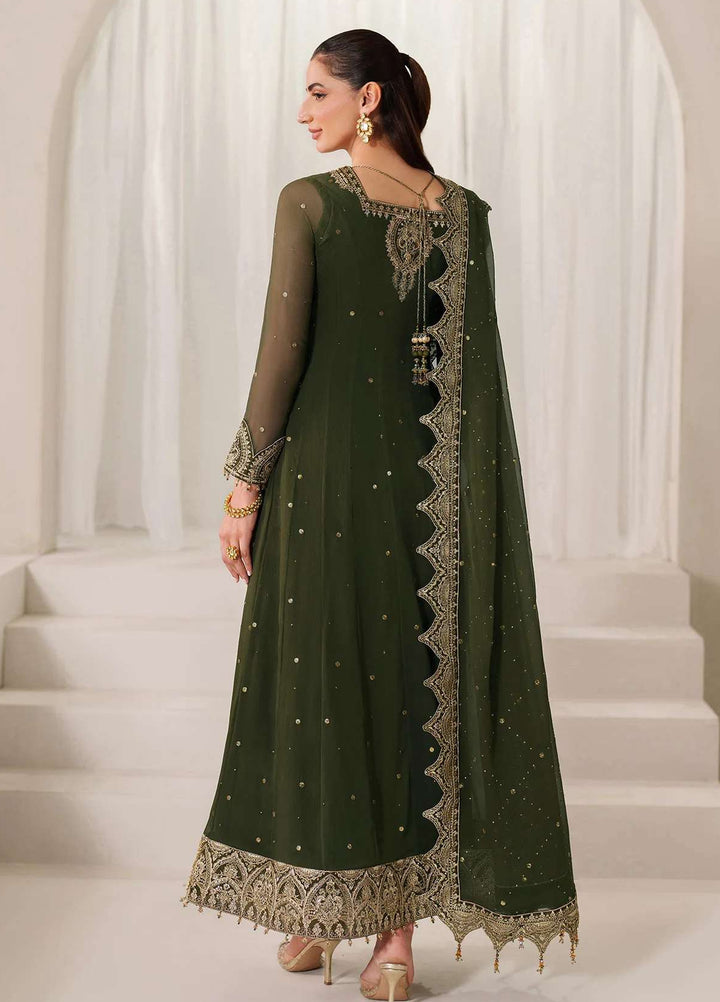 Alizeh Fashion Unstitched Embroidered Chiffon 3 Piece Suit AF26UCF AF-HM-4051-Rekha - Festive Collection