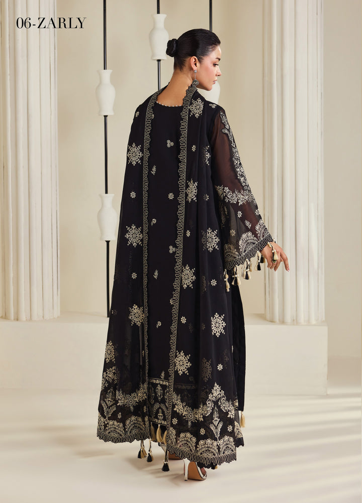 Dhaagay by Alizeh Fashion Unstitched Embroidered Chiffon 3 Piece Suit AF26UCD AF-DHG-5050 Zarly - Festive Collection
