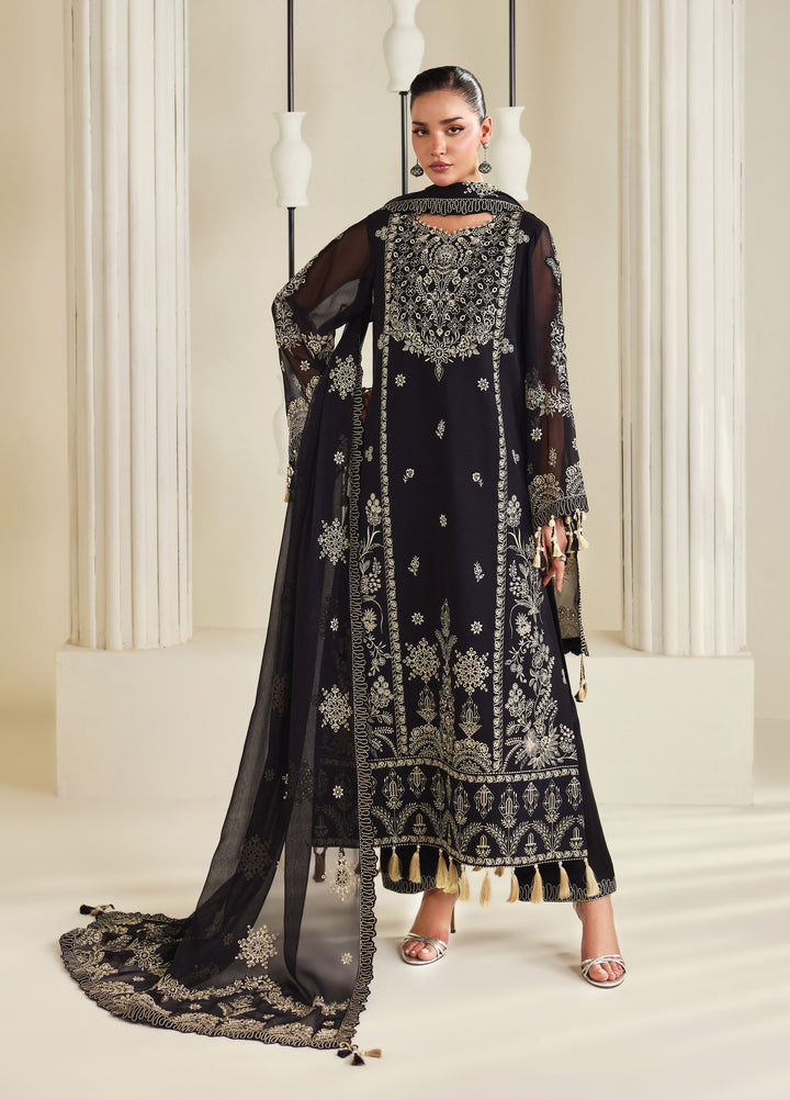 Dhaagay by Alizeh Fashion Unstitched Embroidered Chiffon 3 Piece Suit AF26UCD AF-DHG-5050 Zarly - Festive Collection