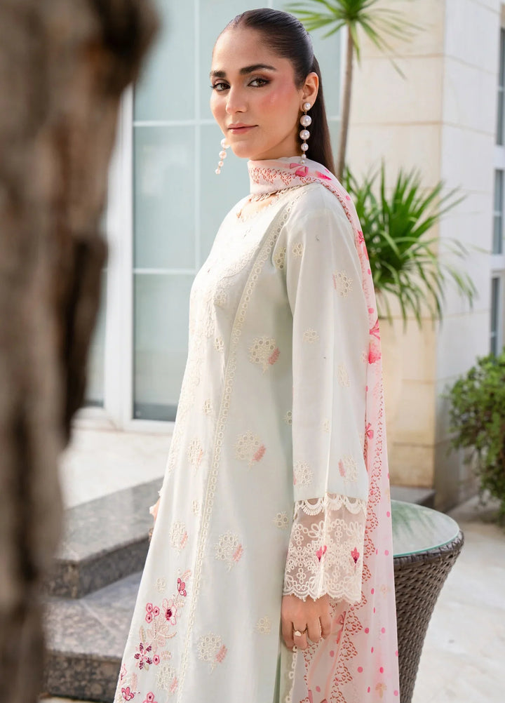 Chandan Nagri RTW Embroidered Lawn 3 Piece Suit Whimsay-Pine - Casual Collection